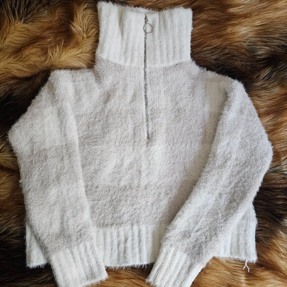 Jessica Simpson Plaid Fuzzy Zipper Sweater Jacket Lot of 3 - Picture 9 of 9